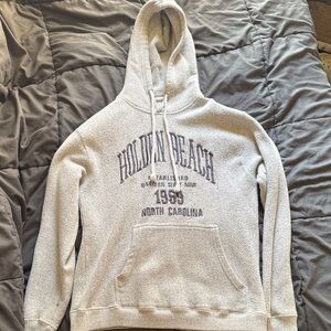 Holden Beach Gray Hoodie